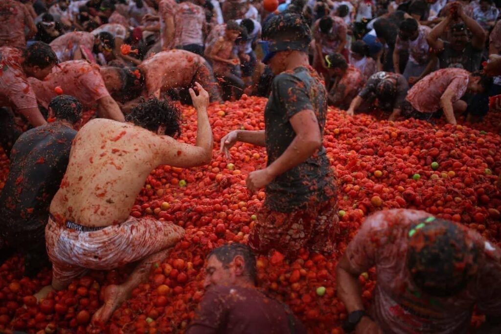 La gran tomatina colombiana se viste del mundial y espera 20. 000 visitantes en boyacá La gran tomatina colombiana se viste del mundial y espera 20. 000 visitantes en boyacá