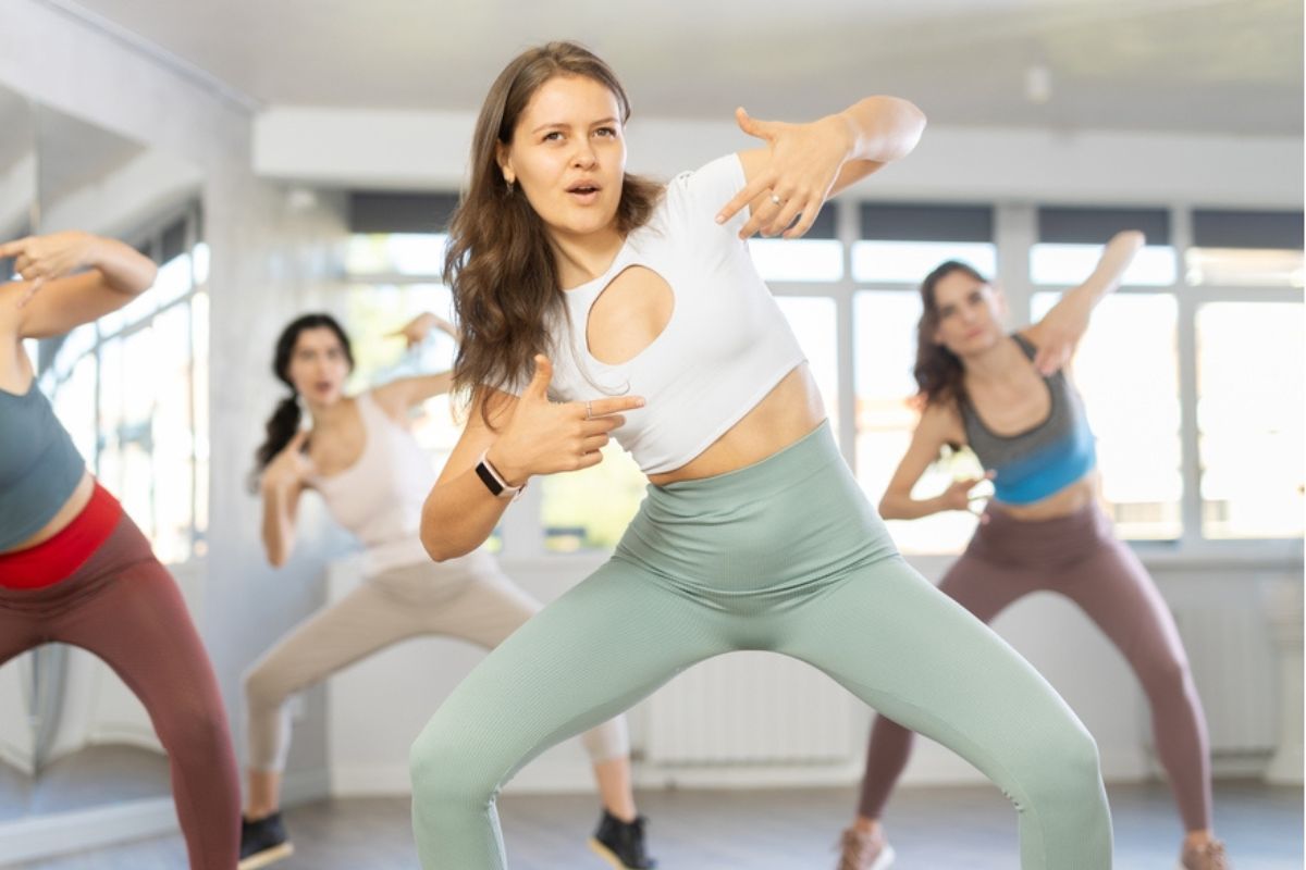 Mujer en clase de baile