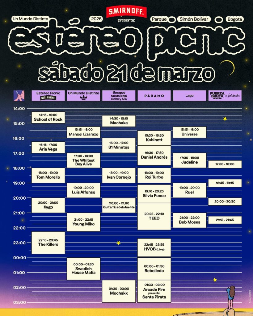 Estéreo picnic 2026: experiencias que transforman la música en celebración