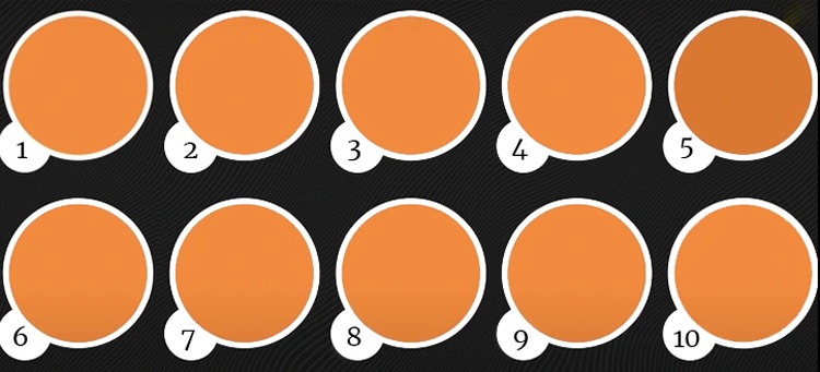 Solo las personas con una visión perfecta pueden pasar esta prueba Prueba visual, test