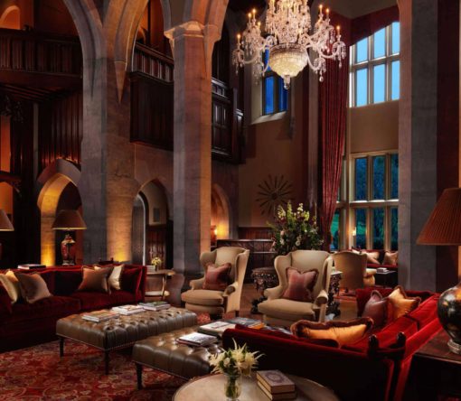 Foto del lobby de uno de los mejores hoteles del mundo