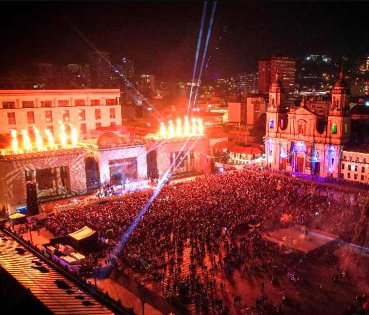 planes, Navidad, Bogotá