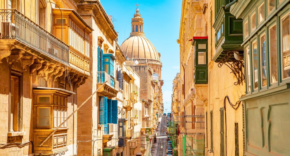 Calle de la valeta, malta