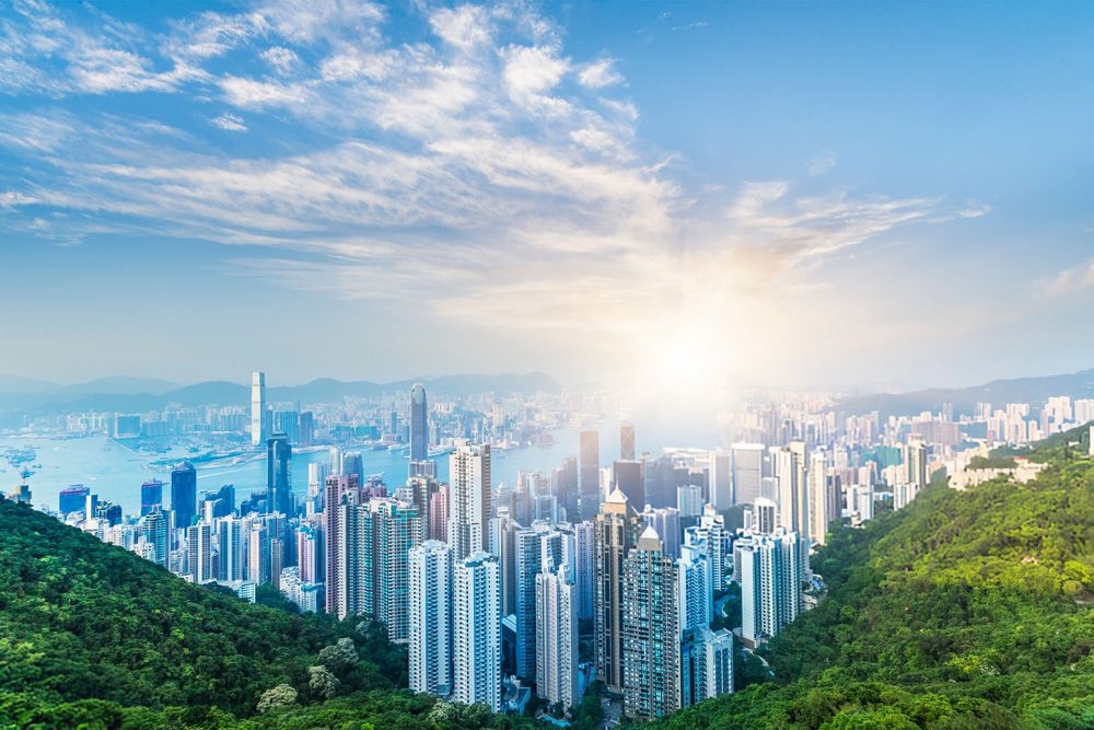 Hong kong en el aire